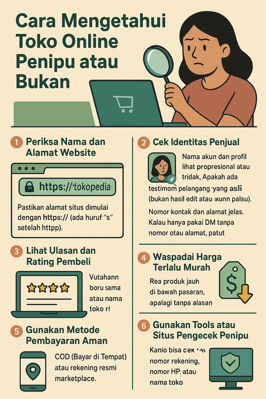 Cara Mengetahui Toko Online Penipu atau Bukan