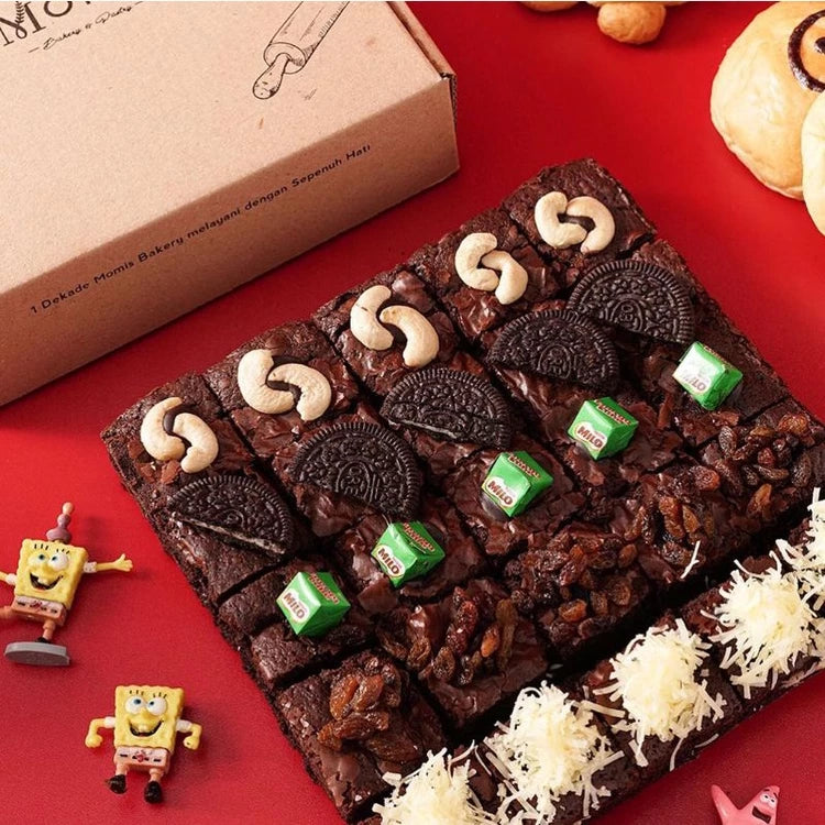 CHEWI BROWNIES FULL TOPPING
