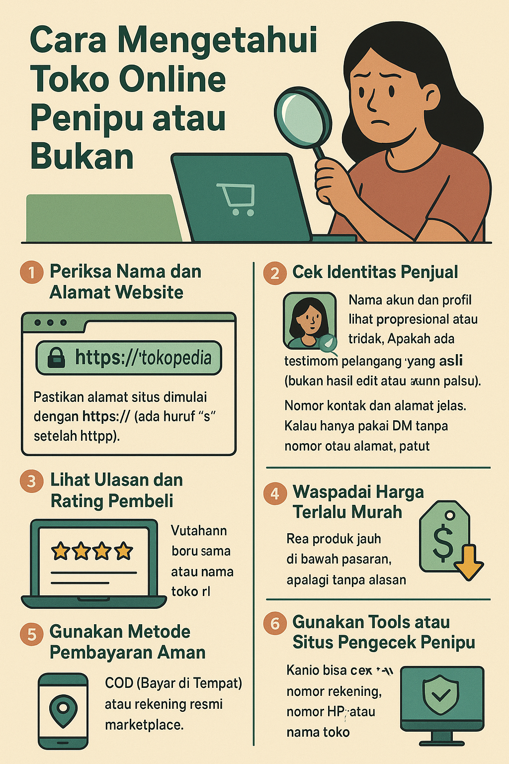 Cara Mengetahui Toko Online Penipu atau Bukan
