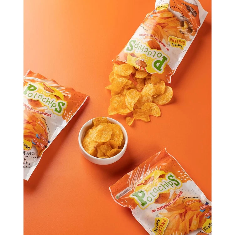 Potato chips balado