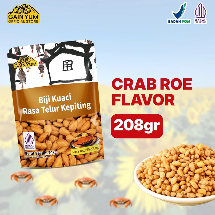 Gain yum kuaci kupas rasa kepiting