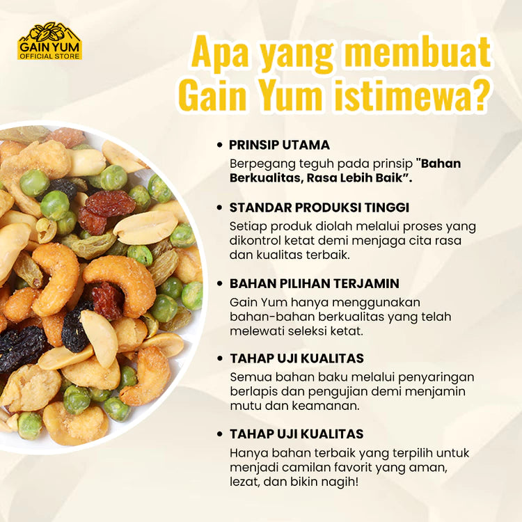 Gain yum kuaci kupas rasa kepiting