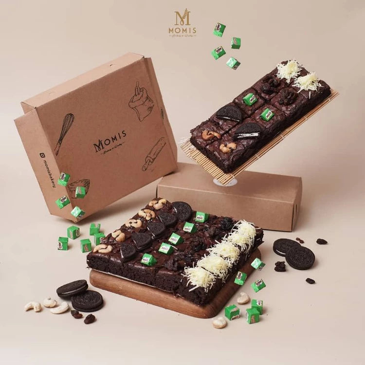 CHEWI BROWNIES FULL TOPPING